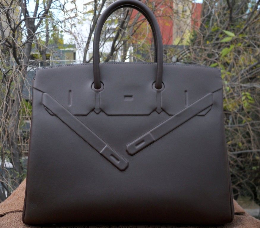 Hermes Birkin Shadow Clutch Bag
