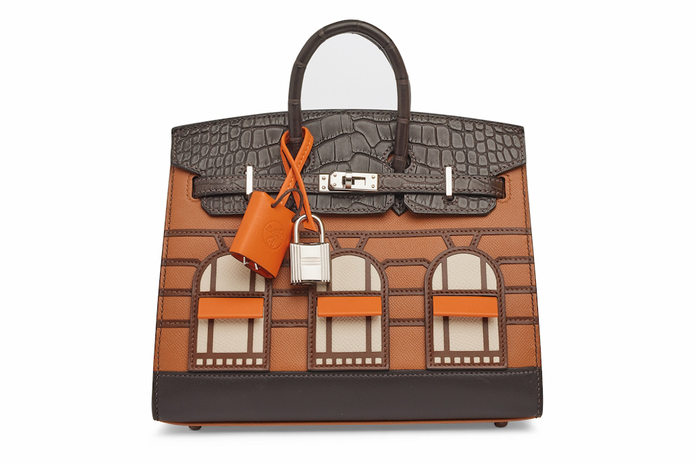 At Auction: Hermes Birkin Handbag Rose Pourpre Ostrich with