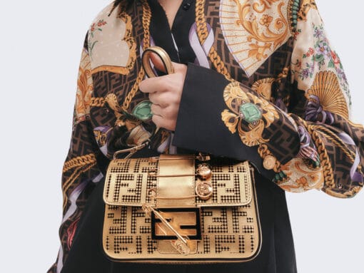 Just Can't Get Enough: Gigi Hadid and Her Versace Palazzo Empire Bag -  PurseBlog