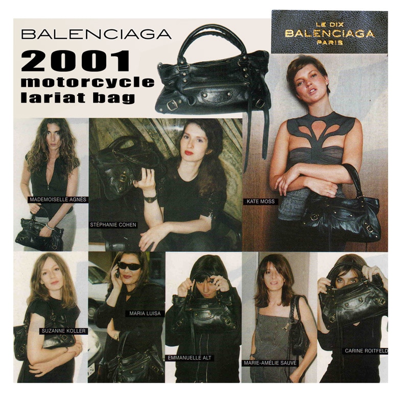 Vintage Balenciaga Paris Leather Bag Handbag Authentic