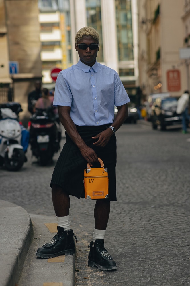 Vc Trend Street Men's Barrel-shaped Shoulder Bag Fashion Design