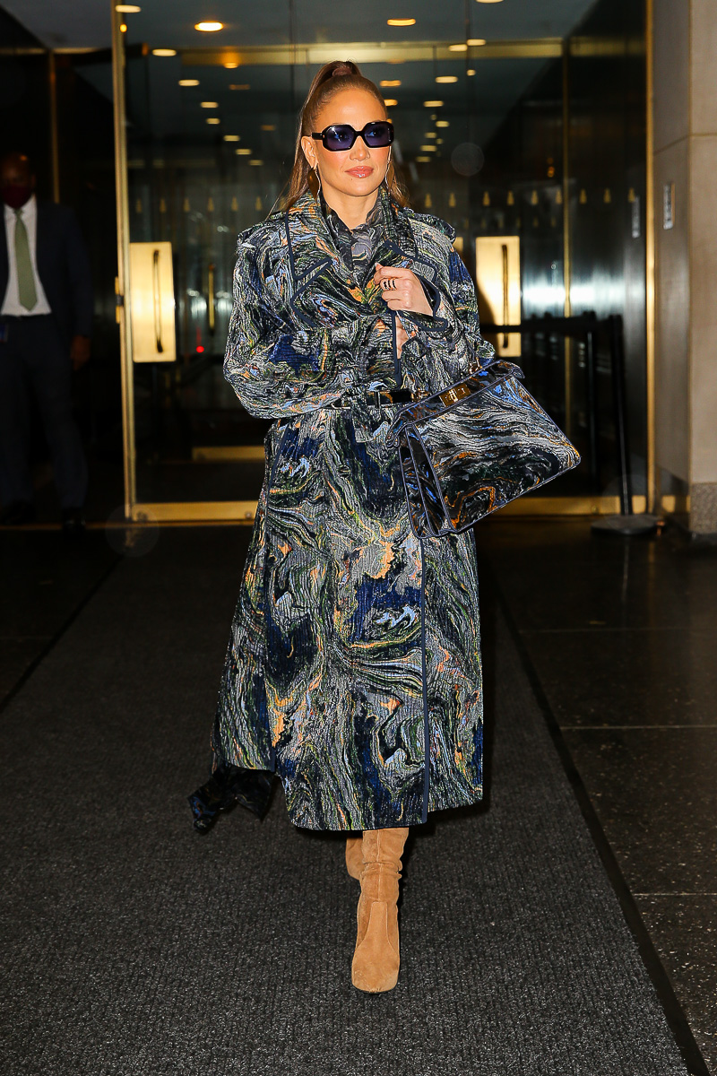 Jennifer Lopez Neon Hermès Bag