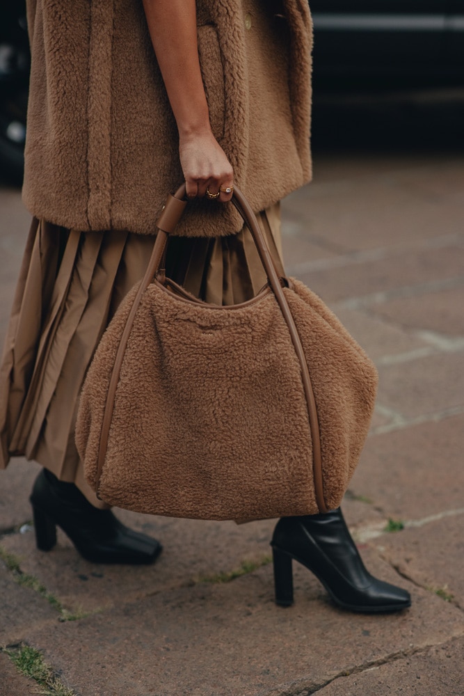 Woman with Louis Vuitton Backpack and Brown Fur Coat before Dsquared 2  Fashion Show, Milan Fashion Week Street Editorial Stock Photo - Image of  luxury, show: 194562043