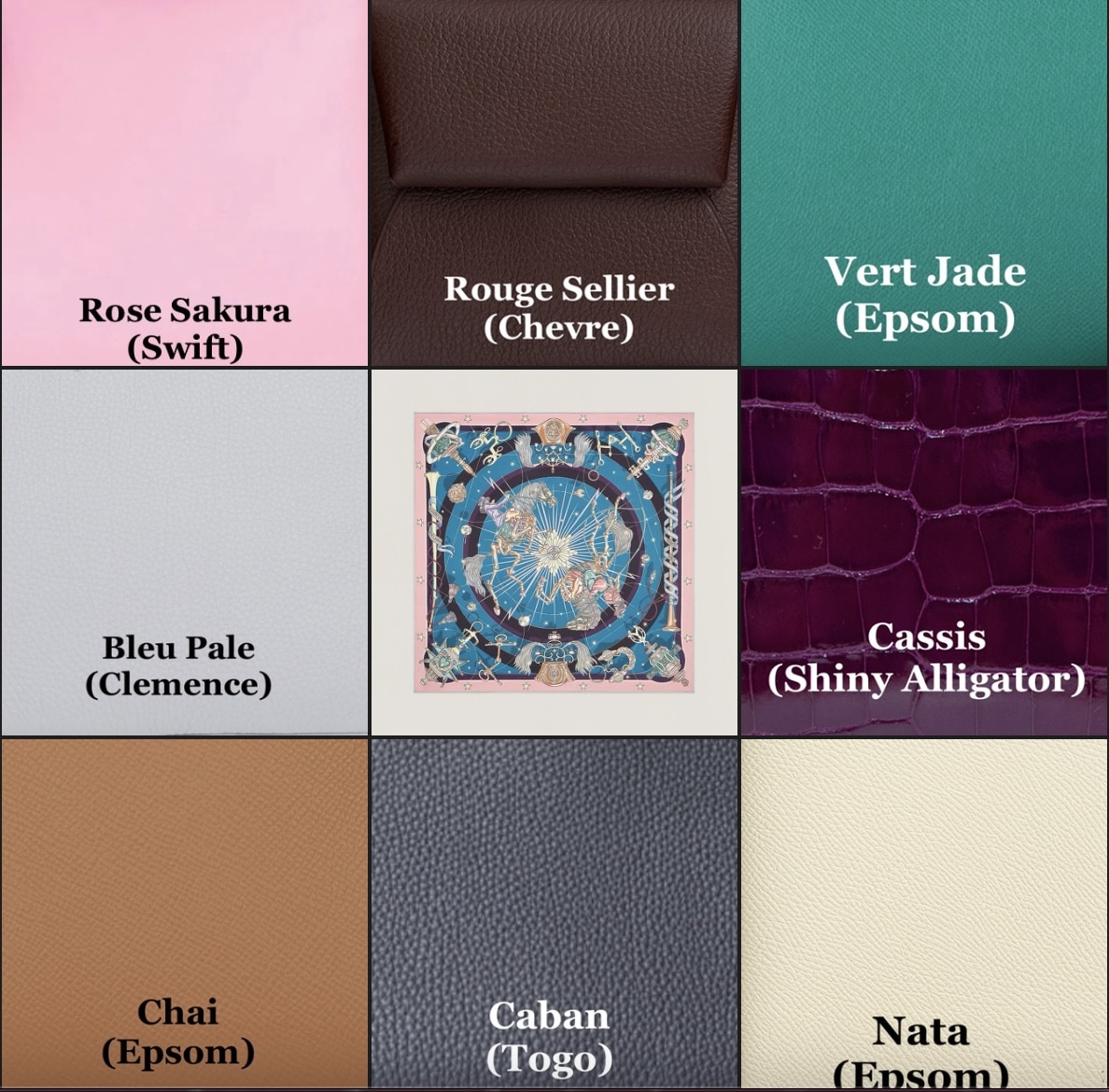 Hermès Autumn/Winter 2023 Part 3: Leather Colors with Scarves