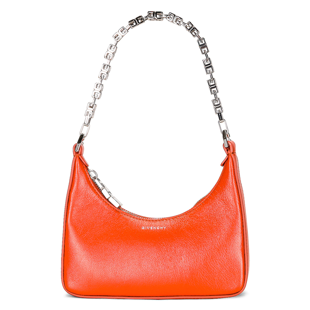 Givenchy Mini Moon Cut-out Crossbody Bag in Orange