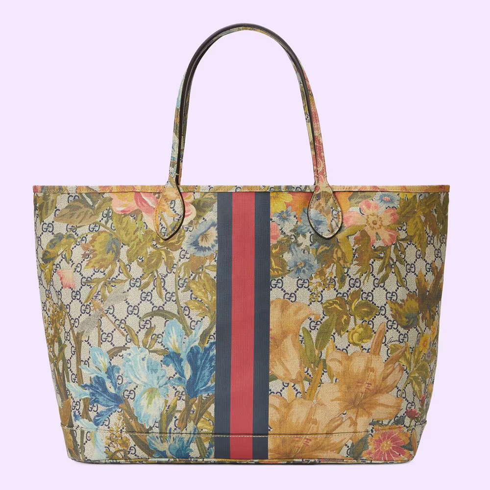 Gucci GG Flora Ophidia Cosmetic Bag in Beige – Gavriel.us