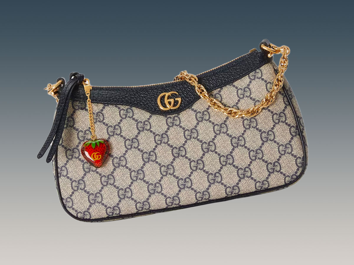 Currently Coveting This Small Gucci Ophidia (with a Strawberry on