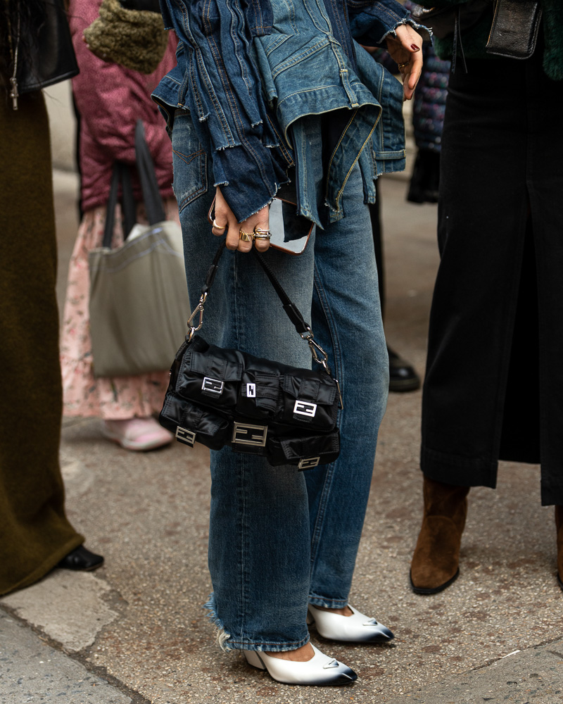 The Best Bags of New York Fashion Week Spring 2015 Street Style - Day One -  PurseBlog