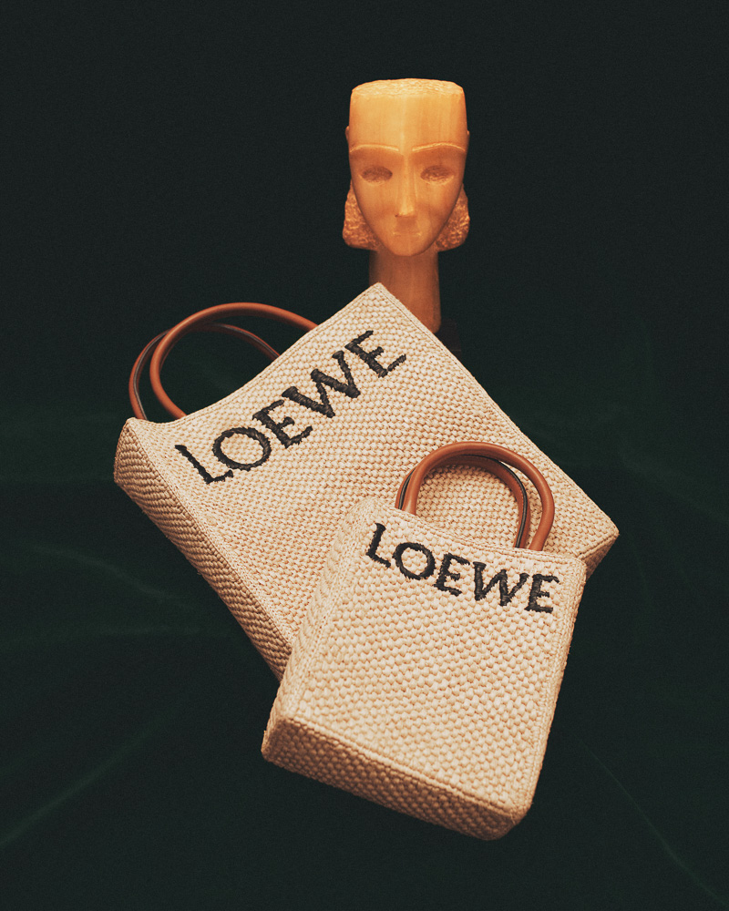 Loewe's popular bags get a summery update with canvas and its Anagram logo  - The Peak Magazine
