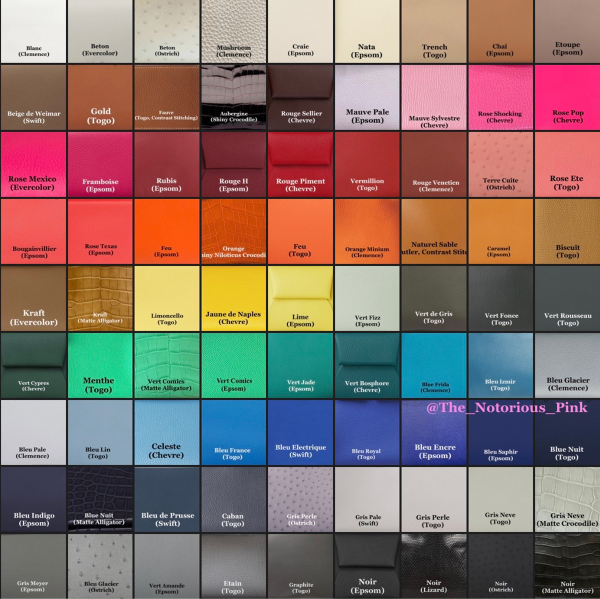 Updated New Hermès Colors 2023 - PurseBop