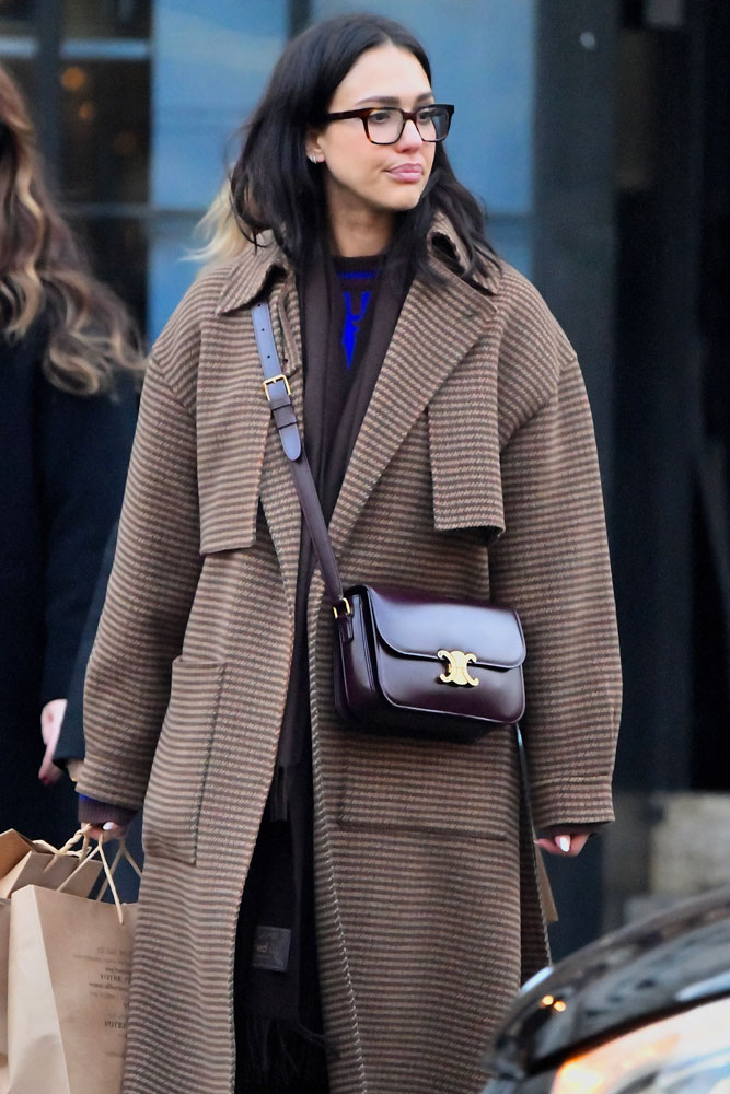 The Celine Triomphe Bag Is the Ultimate Celebrity Street Style