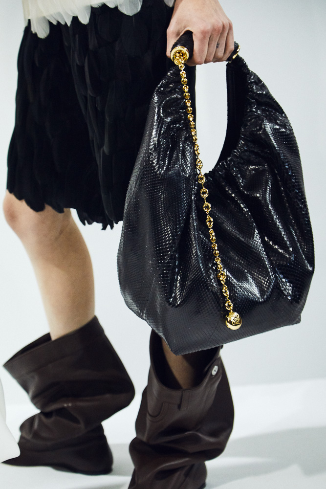 Black Puffer Goya Bag - Antonia