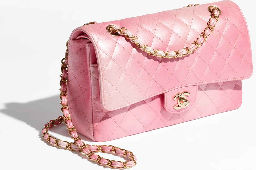 Want It Wednesday: Chanel Flap Bag in Pink Cloudy Pearly Goatskin ...