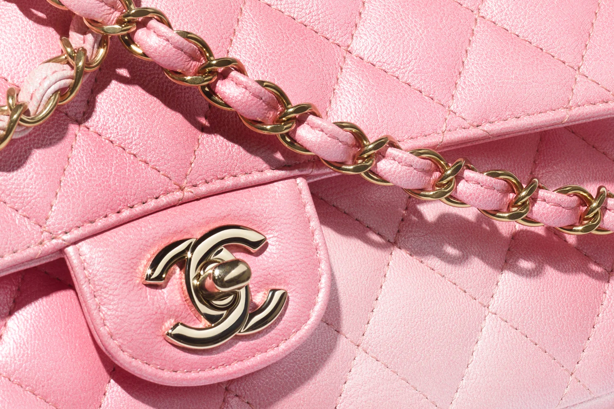 Want It Wednesday: Chanel Flap Bag in Pink Cloudy Pearly Goatskin