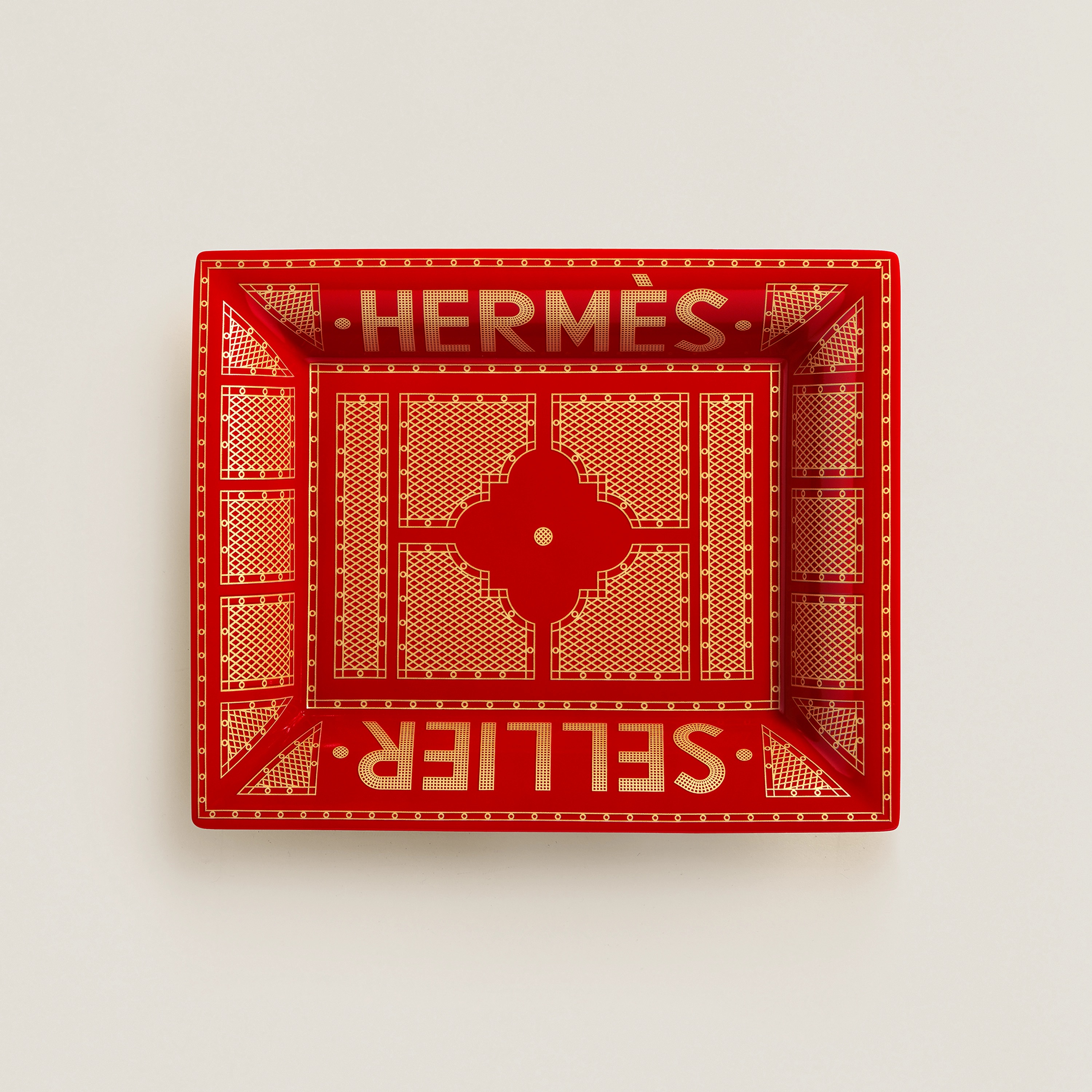 Hermes Carnets d'Equateur Change tray porcelain Ashtray plate
