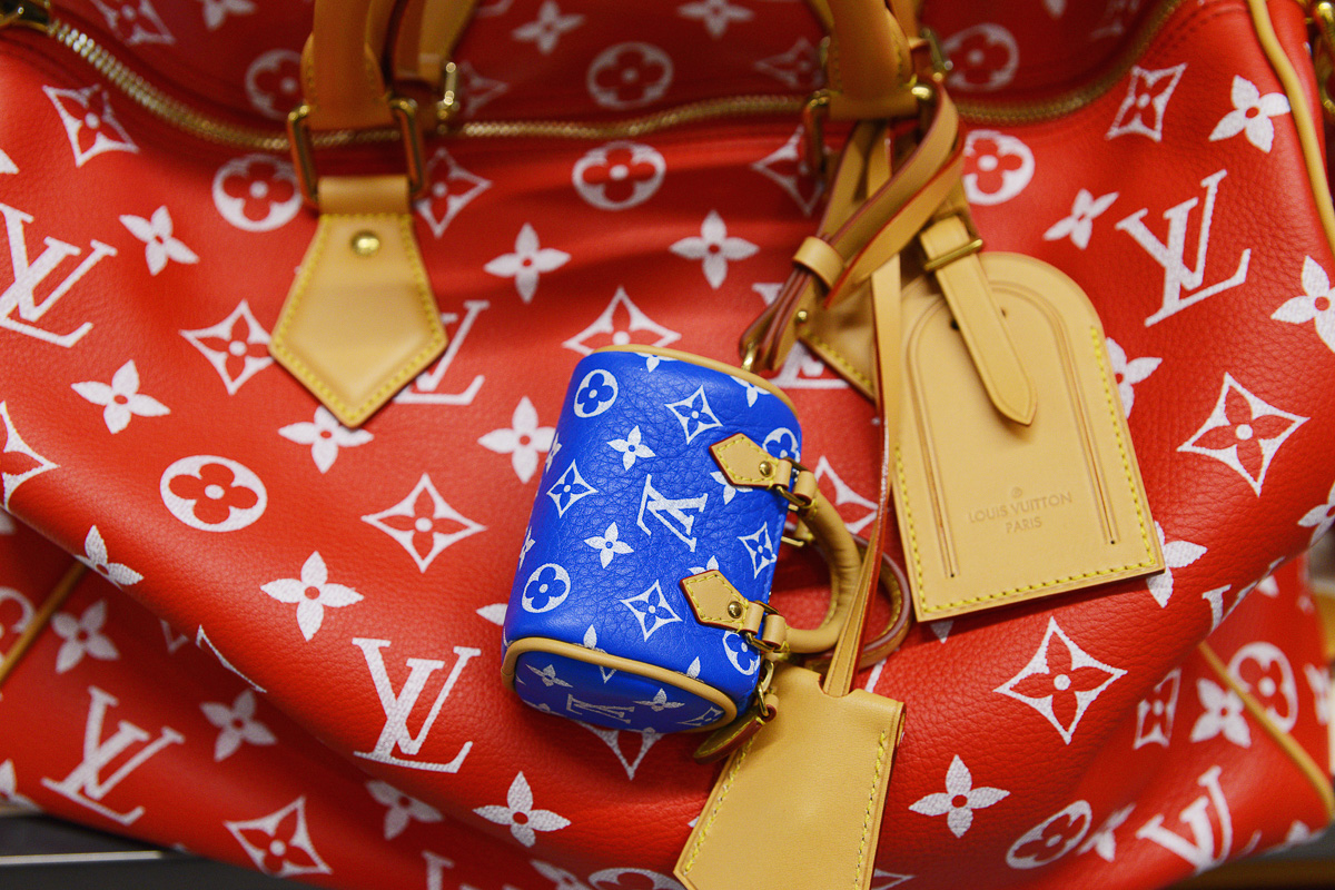 Pharrell Accessorizes With $1 Million Louis Vuitton Bag on Front