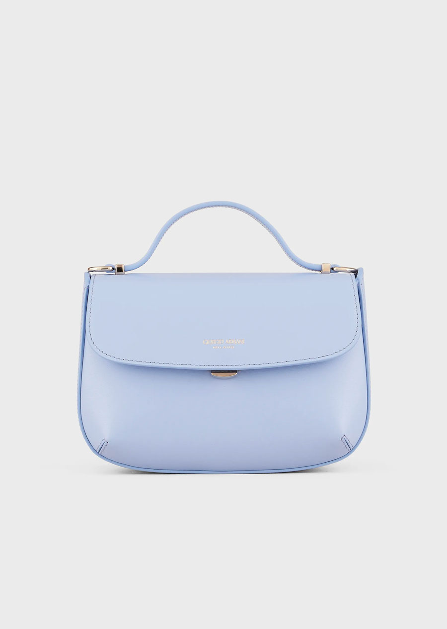 The Giorgio Armani La Prima Line Expands with Beautiful Blue Bags ...