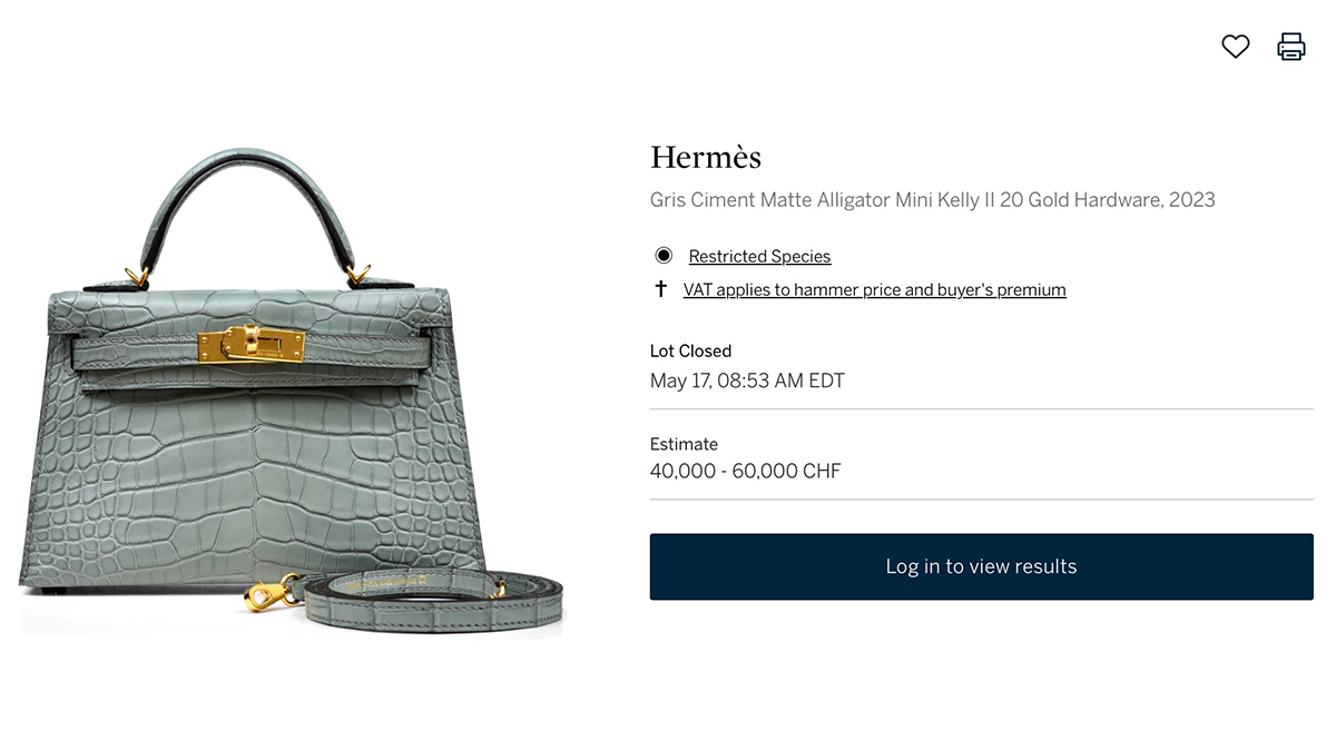 Hermes Birkin 25 Gris Meyer Togo and Gris Ciment Matte Alligator