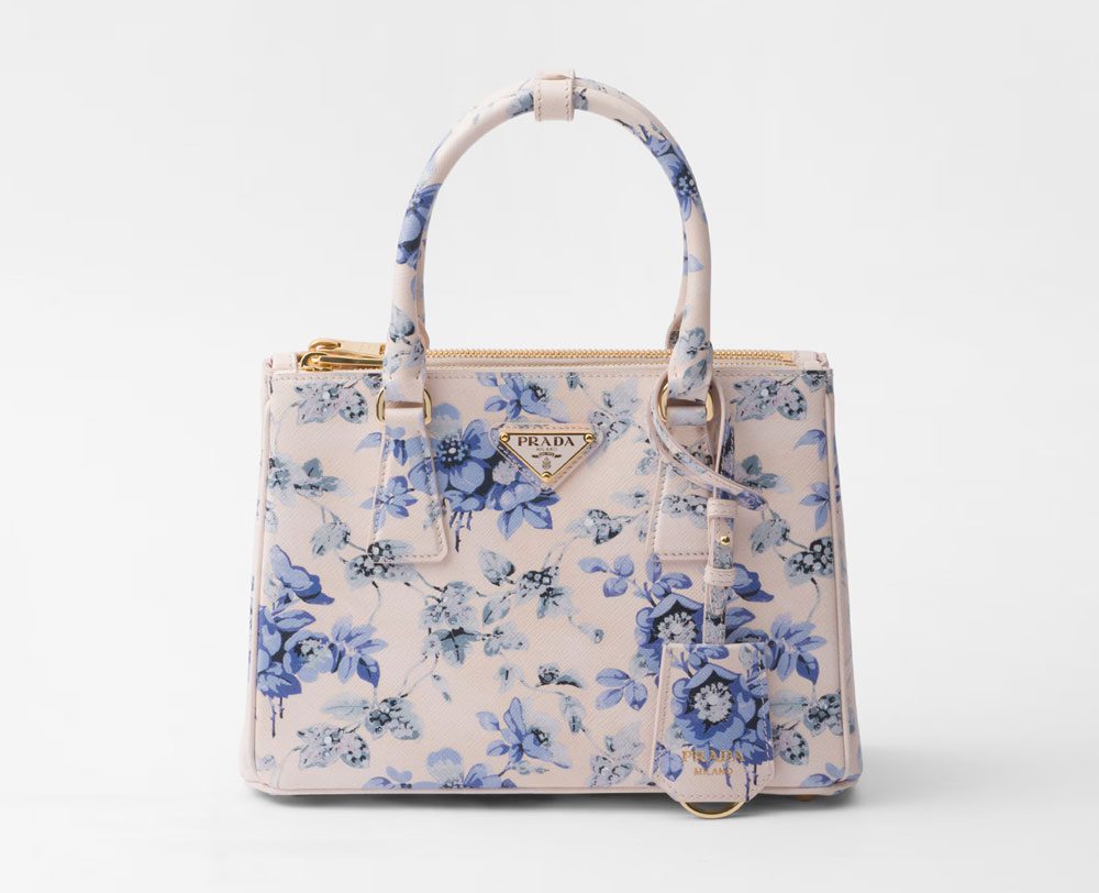 Prada Galleria printed Saffiano leather bag