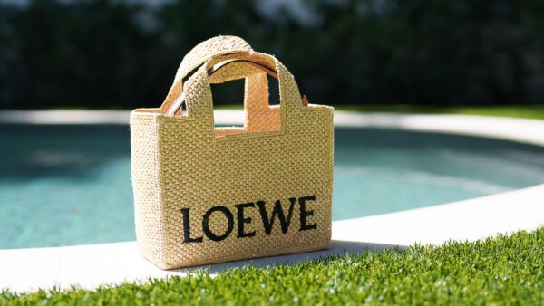 Loewe Font Bag with Charms Hero