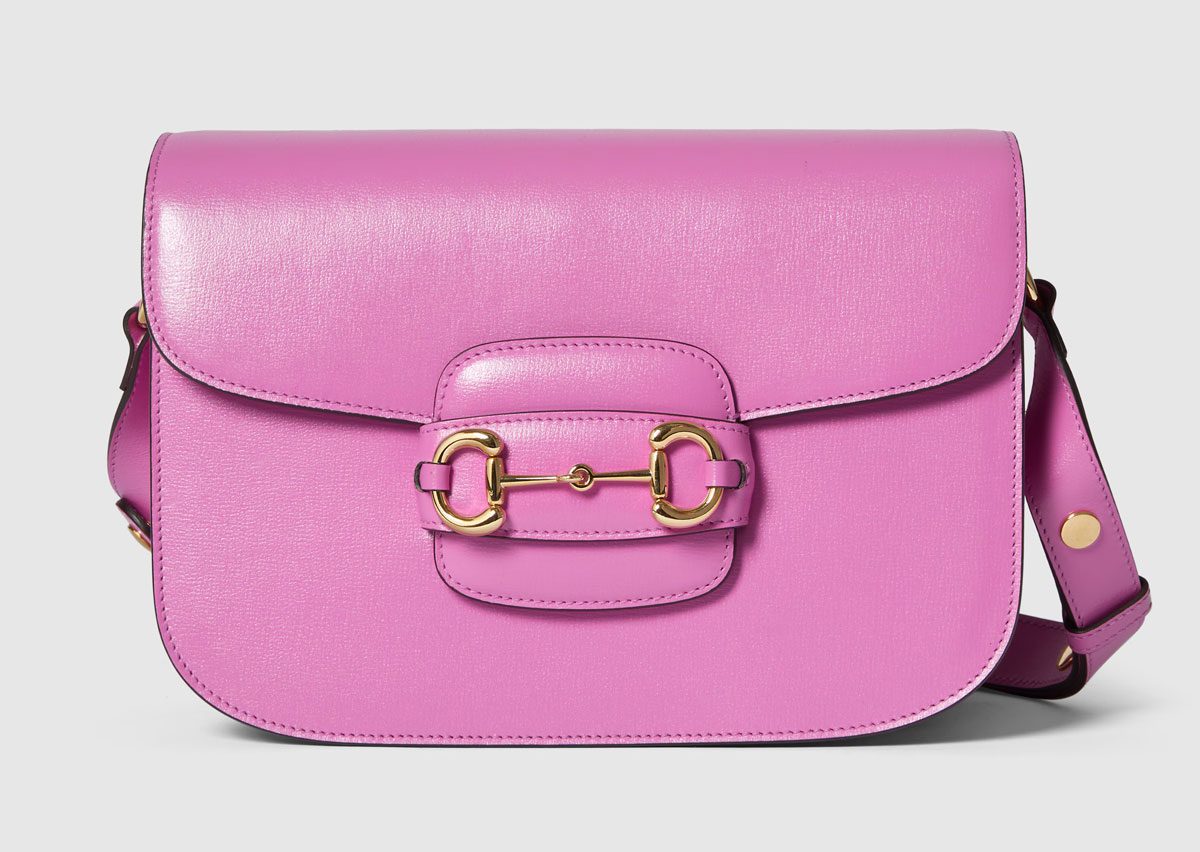 gucci horsebit 1955 small shoulder bag pink