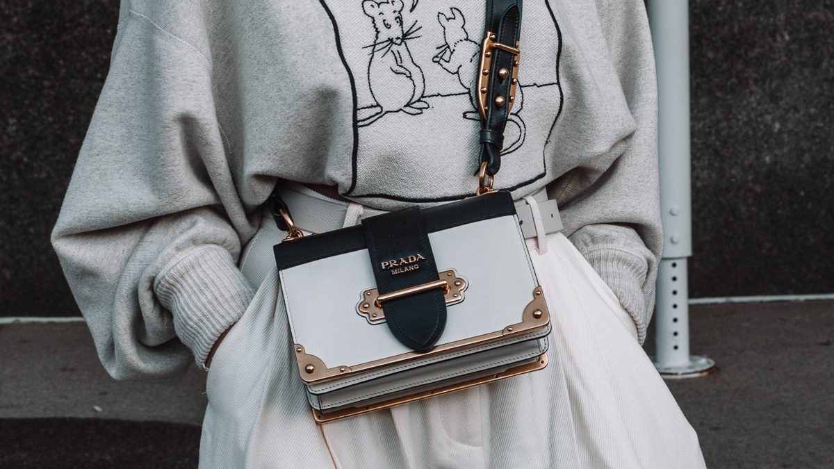 Prada FW23 Introduces a New Trapezoidal Bag Shape - PurseBlog