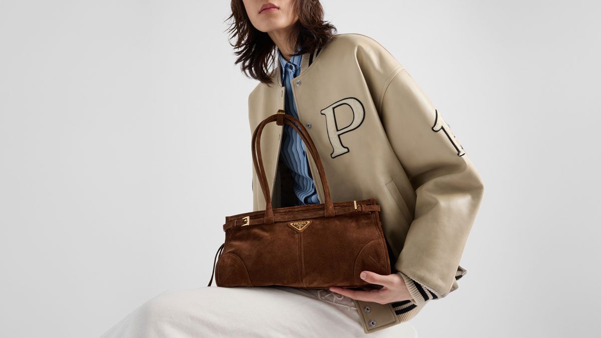 Prada shoulder tote online