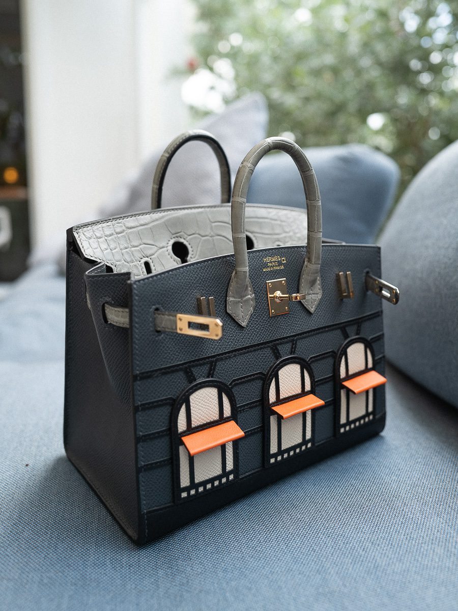 Hermes Birkin Sellier 20 Faubourg in Rainy 2 of 7