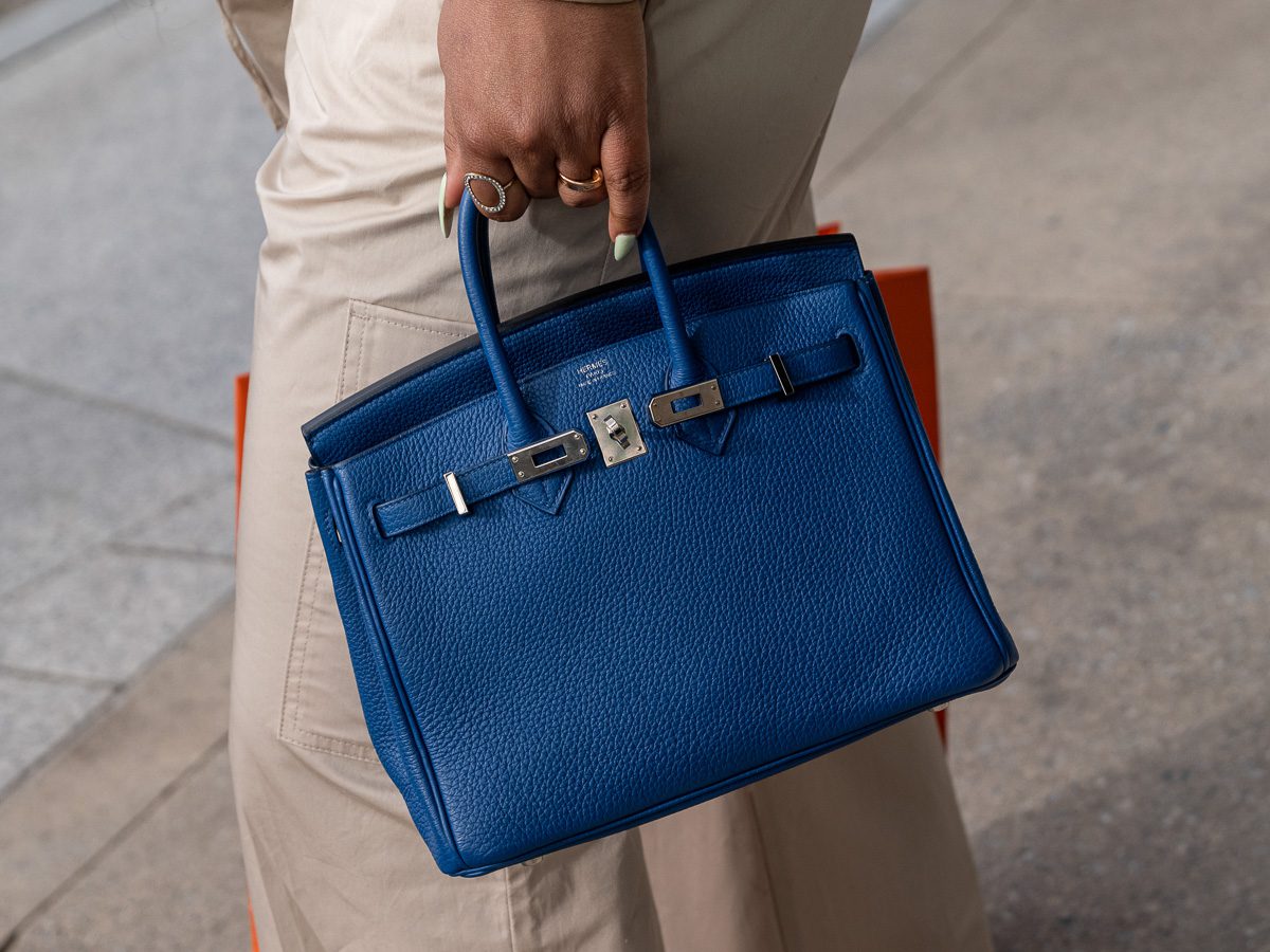 Hermes Blue Birkin 25