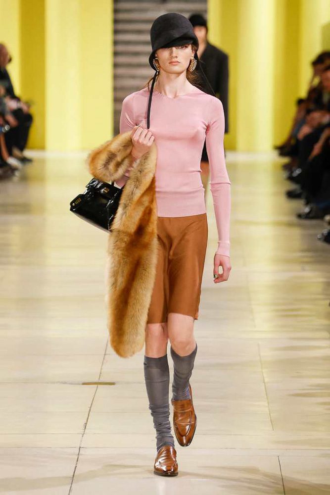 Miuccia Prada Offers a Refined Take On the Miu Miu Girl for Fall 2025 ...