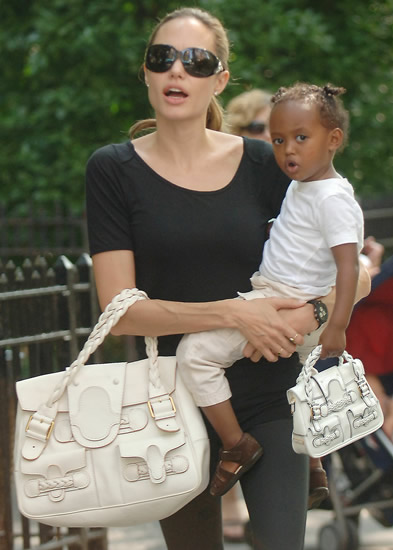 Angelina Jolie Studded Valentino Bag