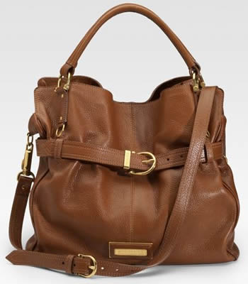 burberry bag brown leather