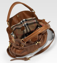 burberry bag leather