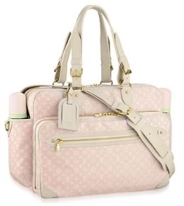 Louis Vuitton Sac A Langer Baby Pink Mini Monogram Diaper Shoulder Bag