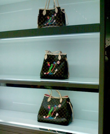Louis Vuitton 2007 Takashi Murakami Neverfull Tote Bag
